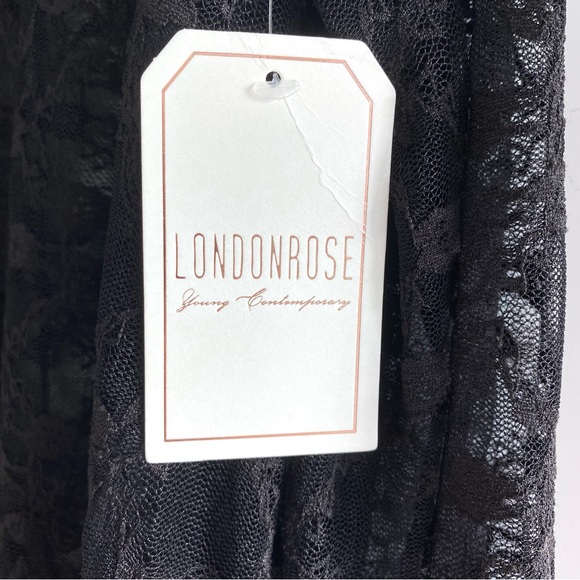 Black Lace Sheer Cover-Up size 2X Whimsigoth - Picture 5 of 5